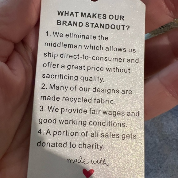 NWT size small gold v-neck sequin top. - Picture 5 of 5